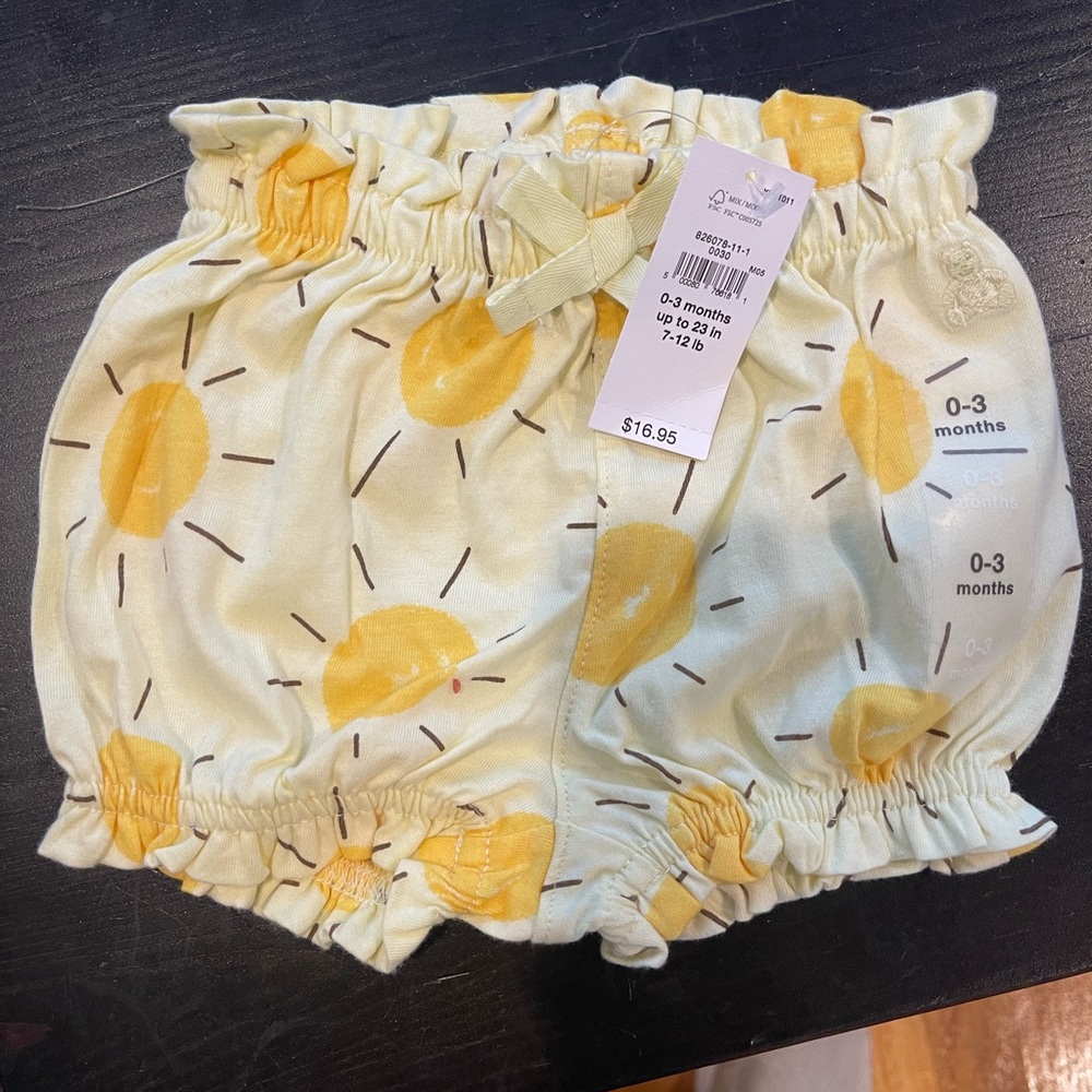 set of two - 0-3 - shorts